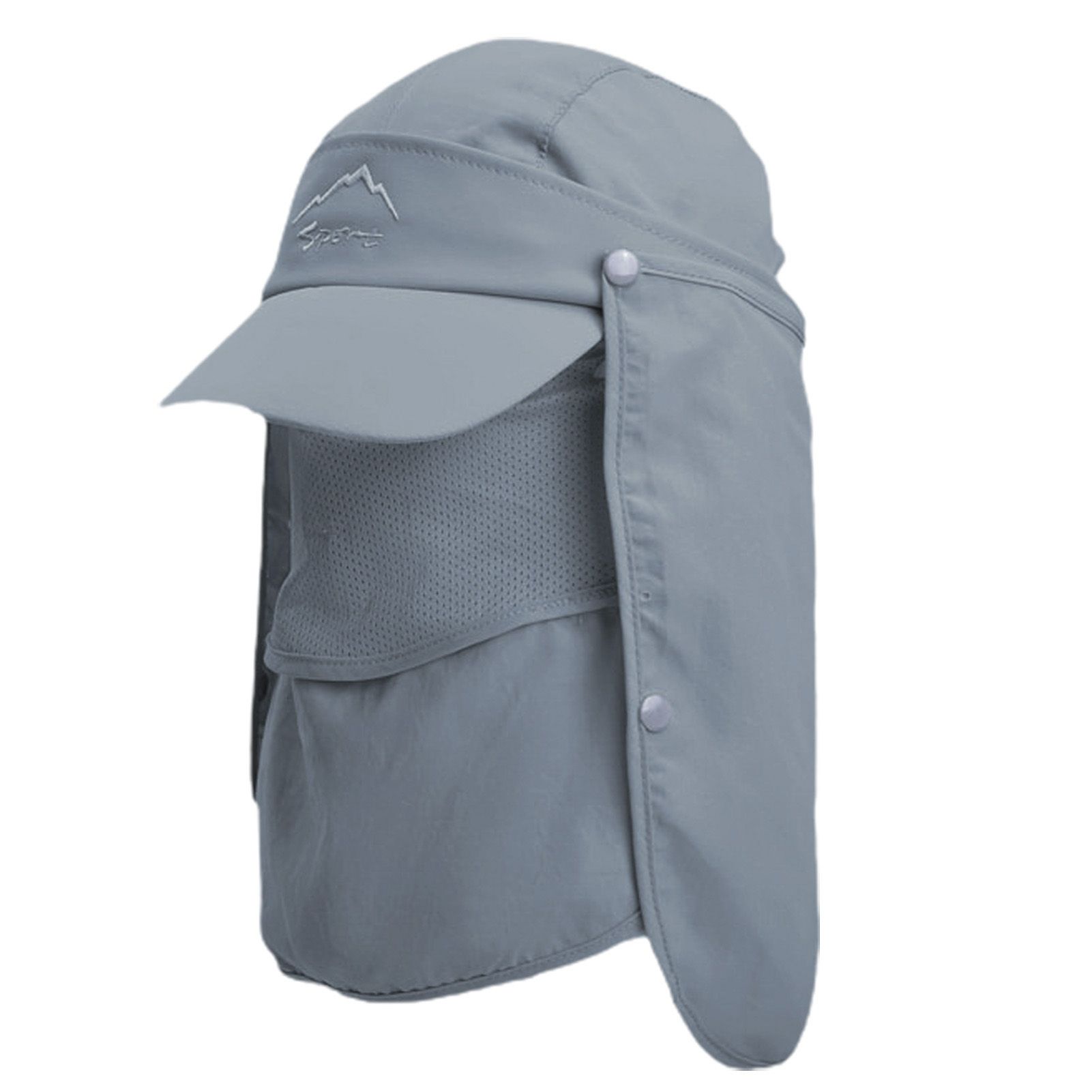 Fishing Cap Removable Neck Gaitor Cover Flap Baseball Cap