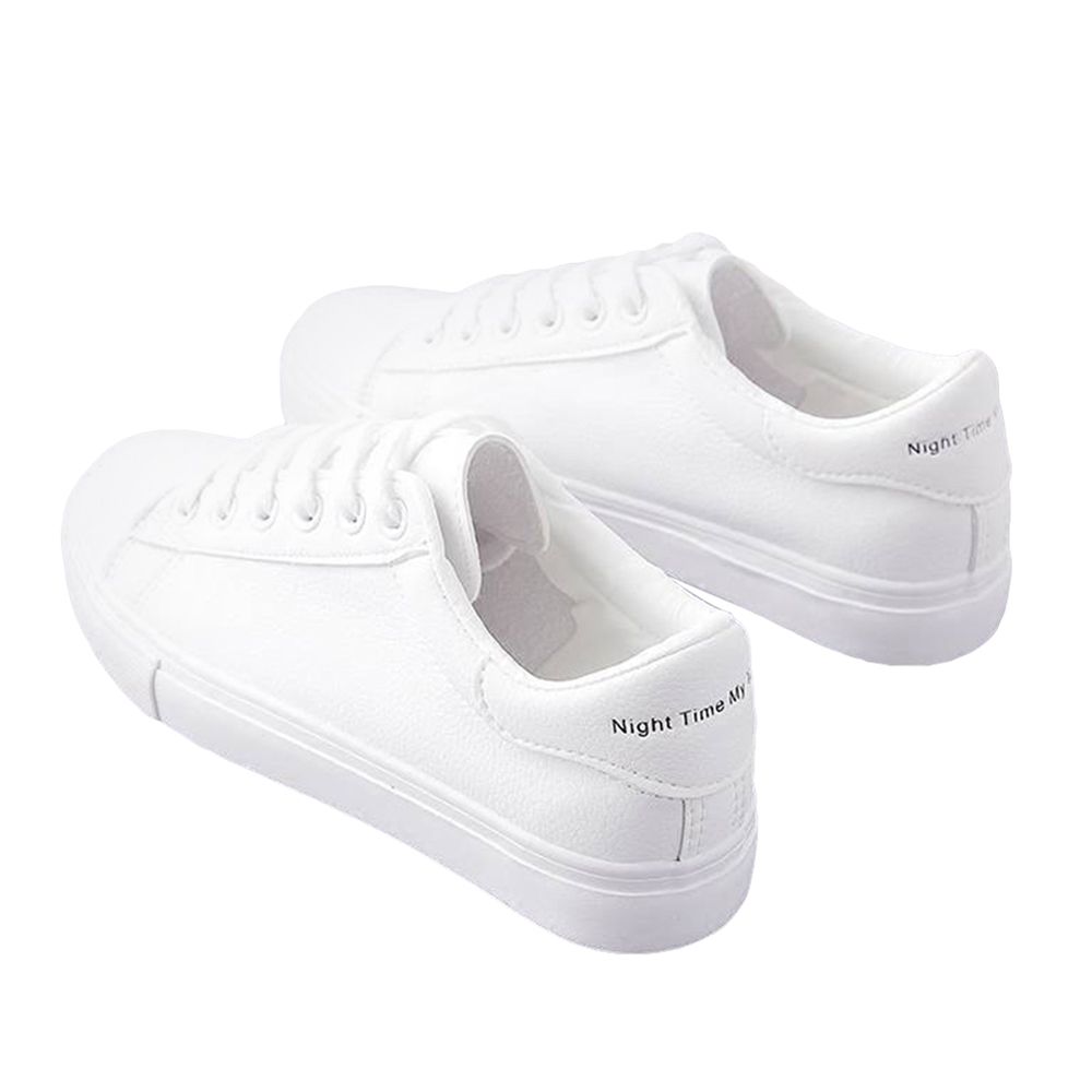 Fashion Women Color Block Sneakers Anti-slip Flat Lace up Sports Walking Shoes