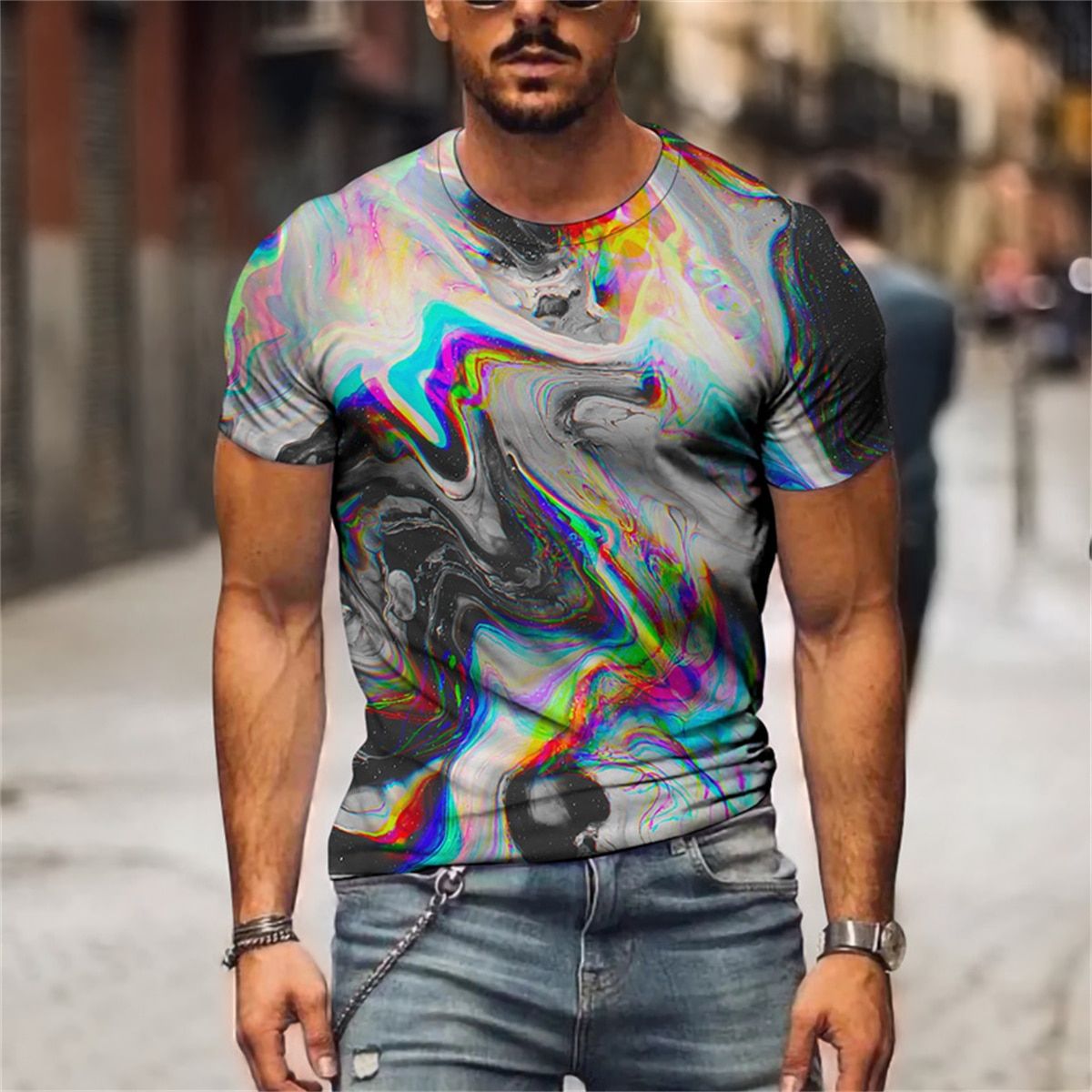 Fashion Spring and Summer T Shirt Music Note 3D Printed Cool Men/women Short Sleeve Uni Round Neck Tees XXS-6XL