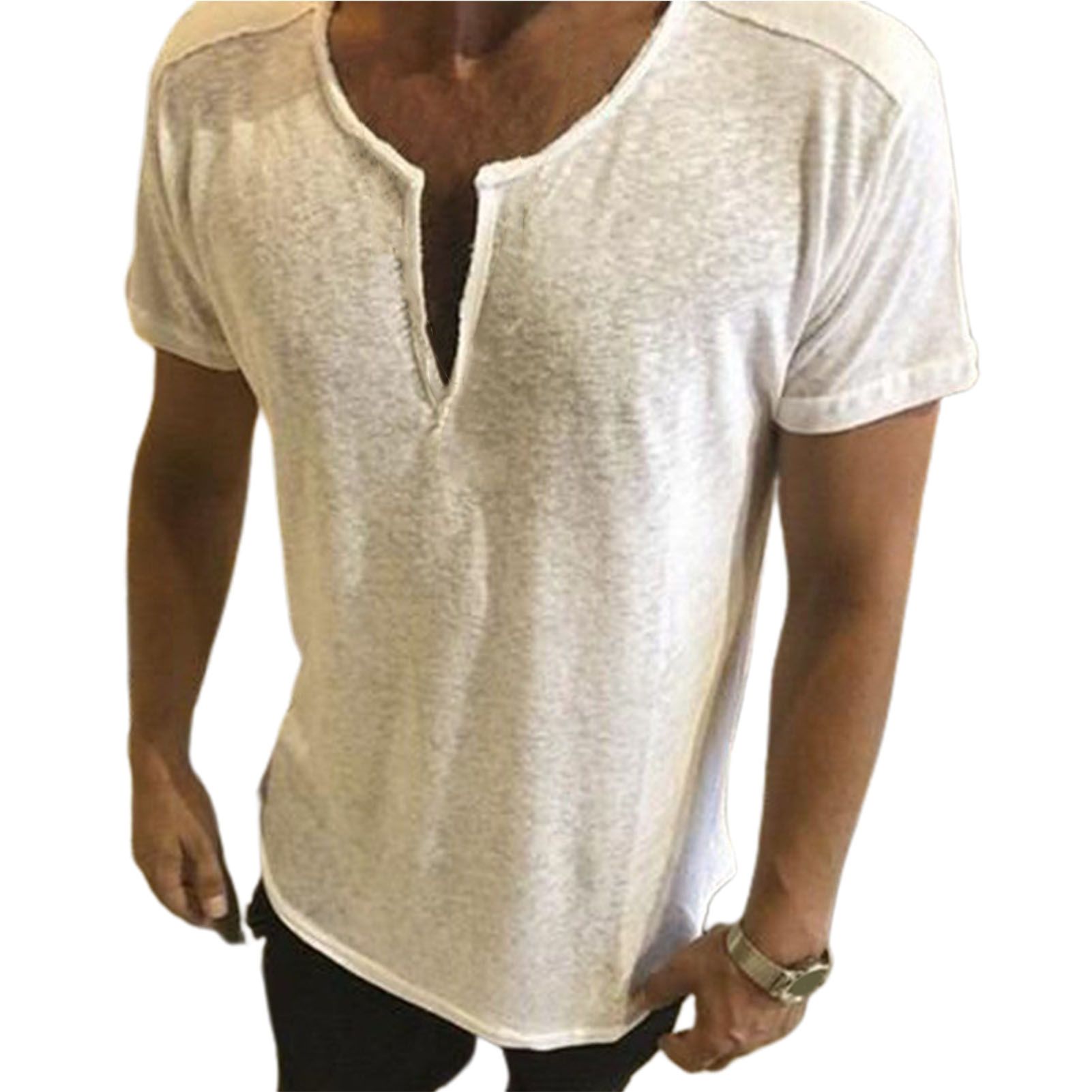 Men Top Breathable Men Casual Sports Tee Shirt