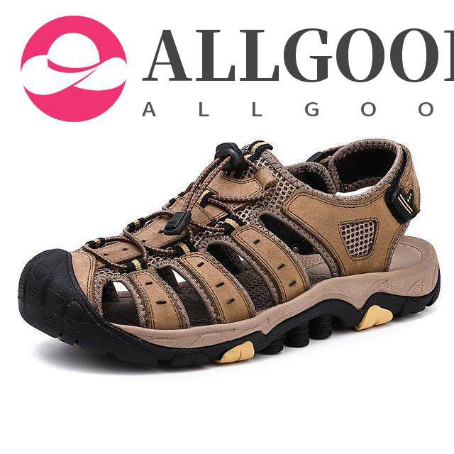 Summer Shoes Men Sandals Leather Business Casual Shoes Man Quality Design Outdoor Beach Sandals Roman Water Sneakers