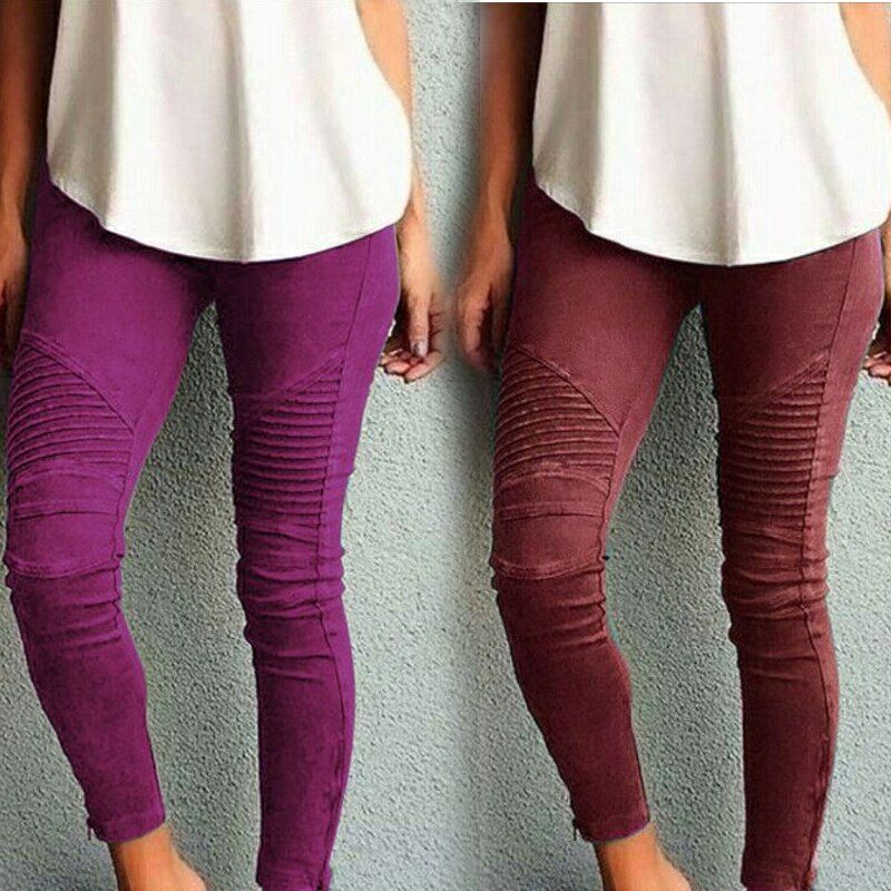 Plus Size Women Trousers Jeans High Waist Black Pants Jeans For Women High Elastic Skinny Stretch Women Pencil Pants XS-