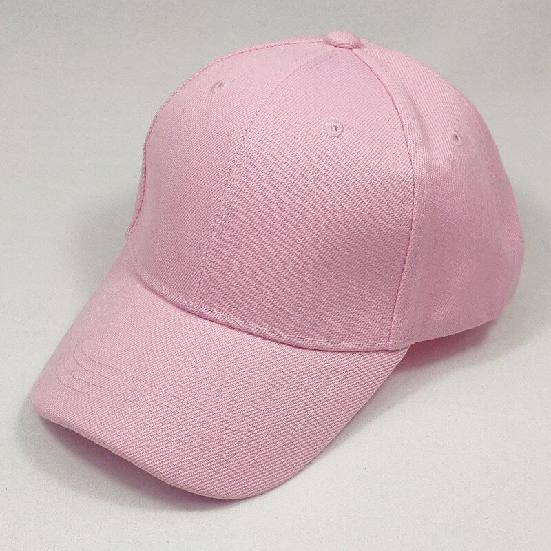 Black Plain Cotton Cap