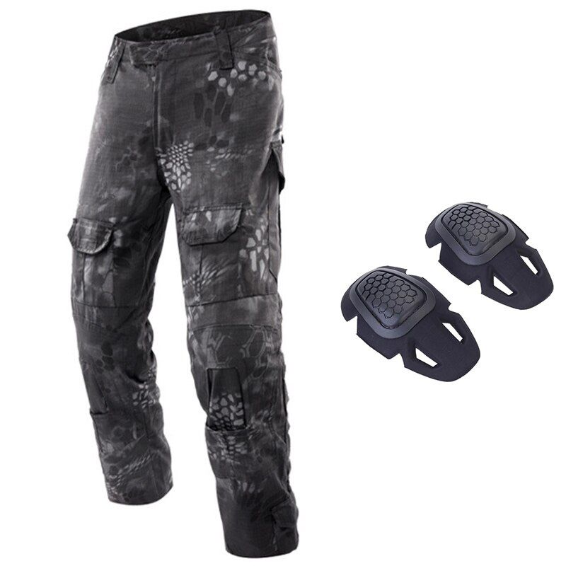 Mege Brand Men's    Cargo Pants US  Paintball Gear  Pants with Knee Pads Airsoft Clothing