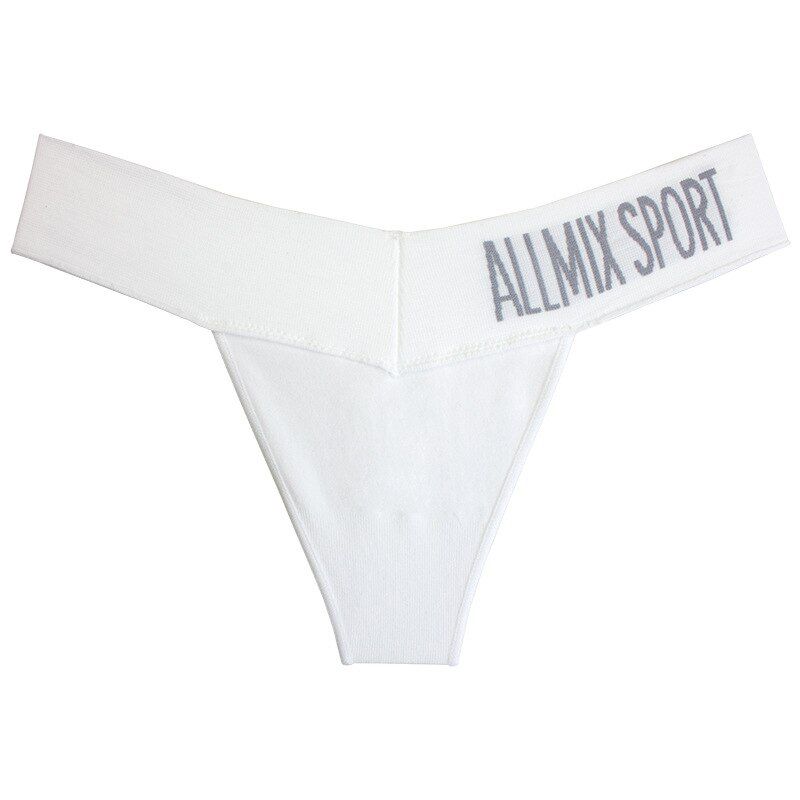 Colorful Underwear Lingerie se_xy Panties for Women Thongs Soft Seamless Deep-V Panties Letter Underwear Workout Yoga Shorts