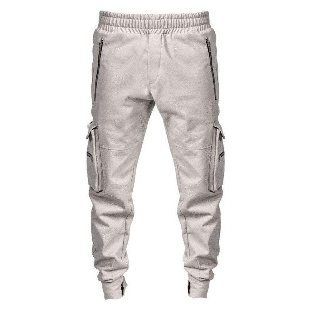 Men's Pants Spring Autumn High Street Fashion Cargo Pants Men  Hop Harem Pants Men Multi ckets Jogger Sweatpants Male 2021