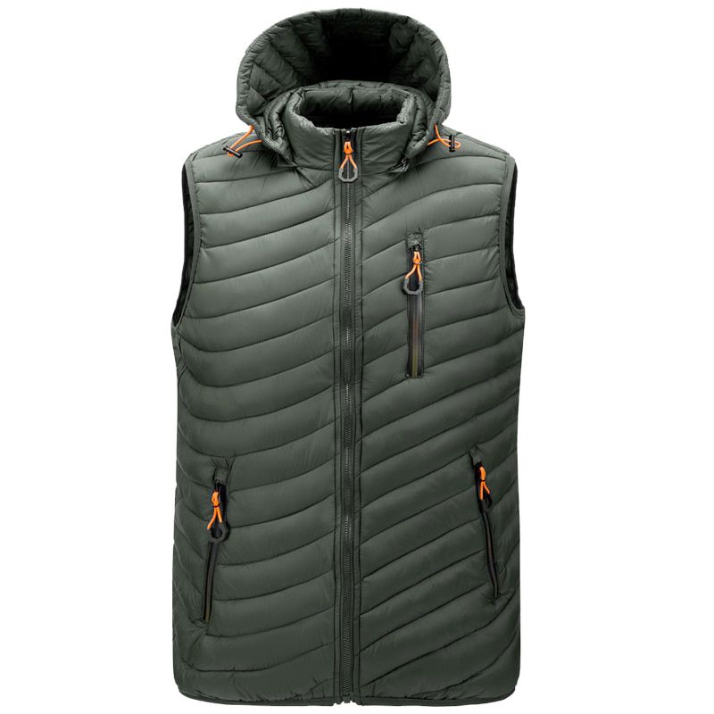 6Xl Plus Men Winter Casual Detachable Hat Warm Parkas Jackets Coat Men Autumn Outwear Outfits Pockets Classic Parka Men