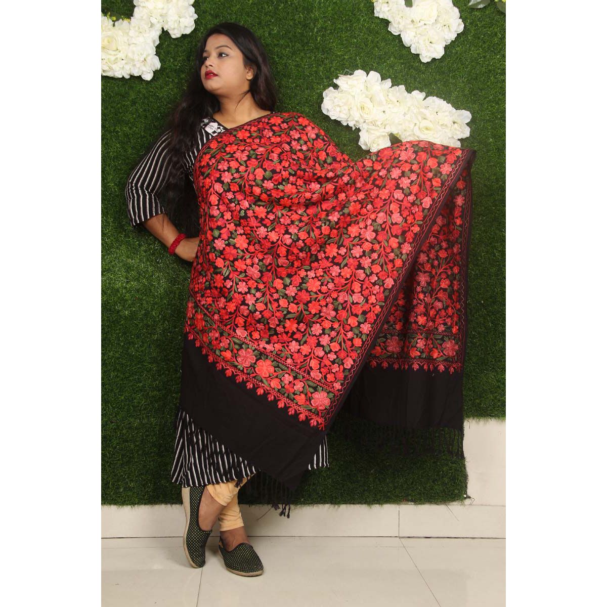 Wow!KASHMIRI PASHMINA Shawl Perfect for winter wear