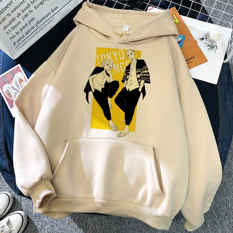 Manga Anime Tokyo Revengers Cosplay Cloak Hoodies Hanagaki Takemichi Ken Ryuguji Sweatshirts Streetwear for Women/men