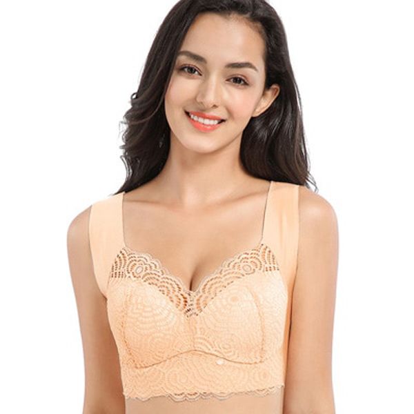 Queenral Push up Size Bra Seamless Lingerie Plus up bra size Sport Underwear lingerie  Ultra-thin Lingeries Underwear Women