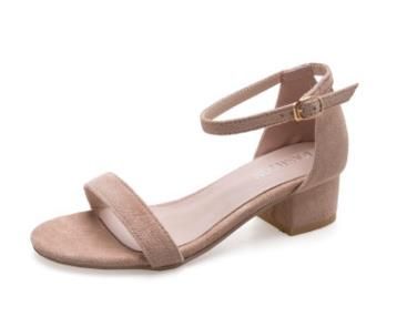 Summer New High-heeled Women's Sandals With a Buckle In The Thick With The Open Toe Shoes Sapato Feminino