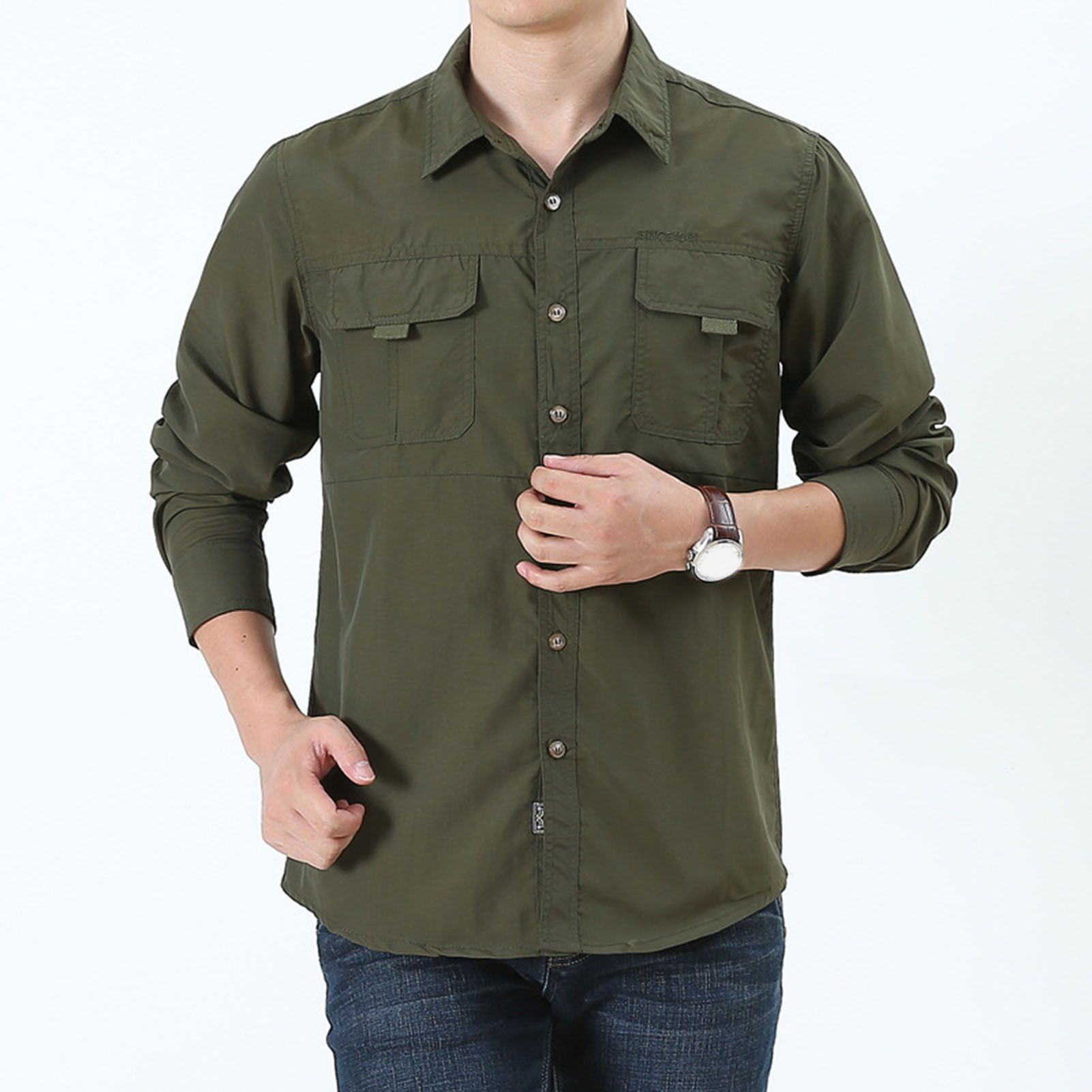 Outdoor Shirt Pullover Single-ed Men Shirt