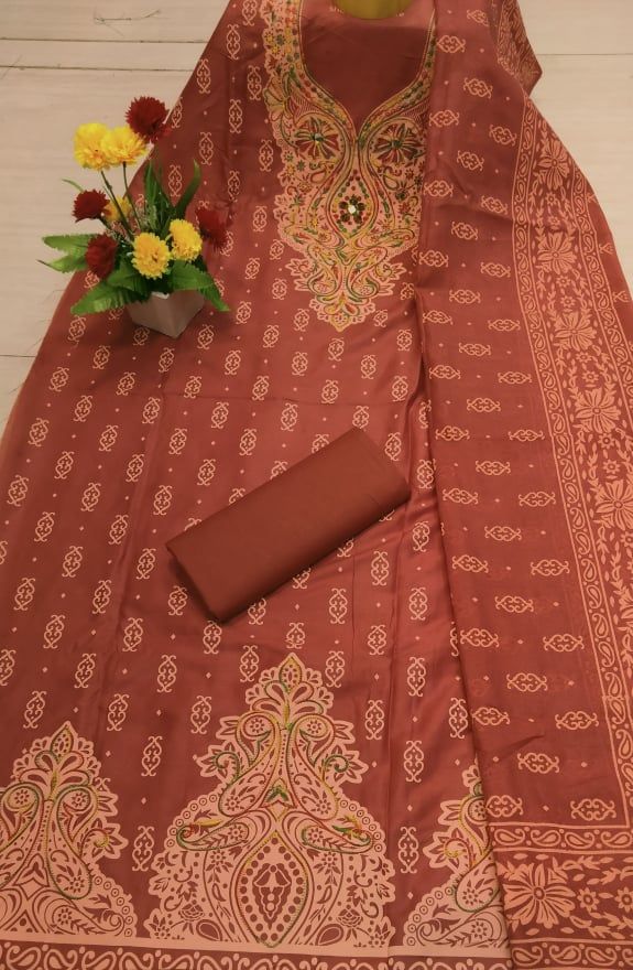 Exclusive Boutique Cotton Three Piece for women