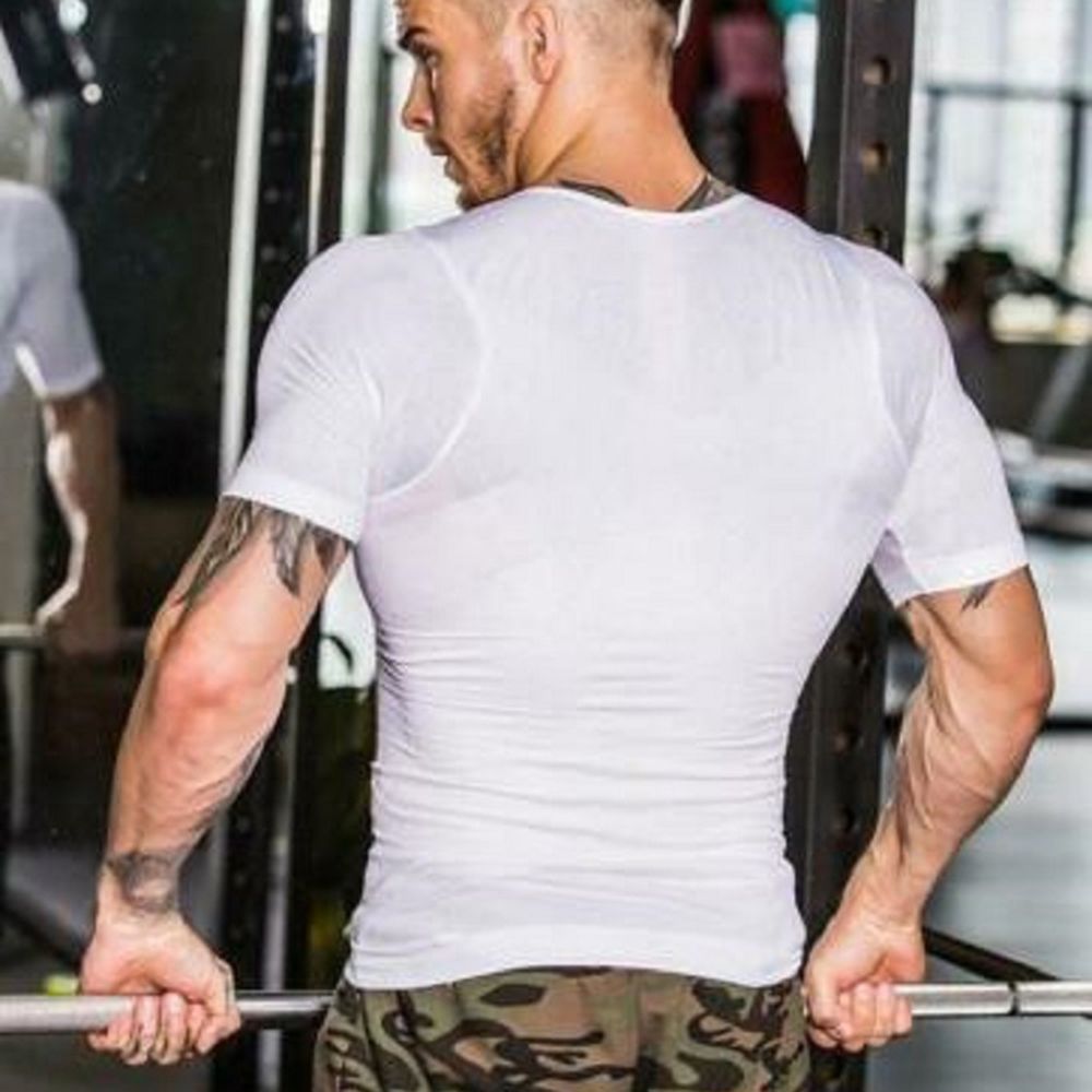 The Ultra Durable Outdoor Sports Light Breathable Body Toning Short Sleeve T-shirt For Men high quality