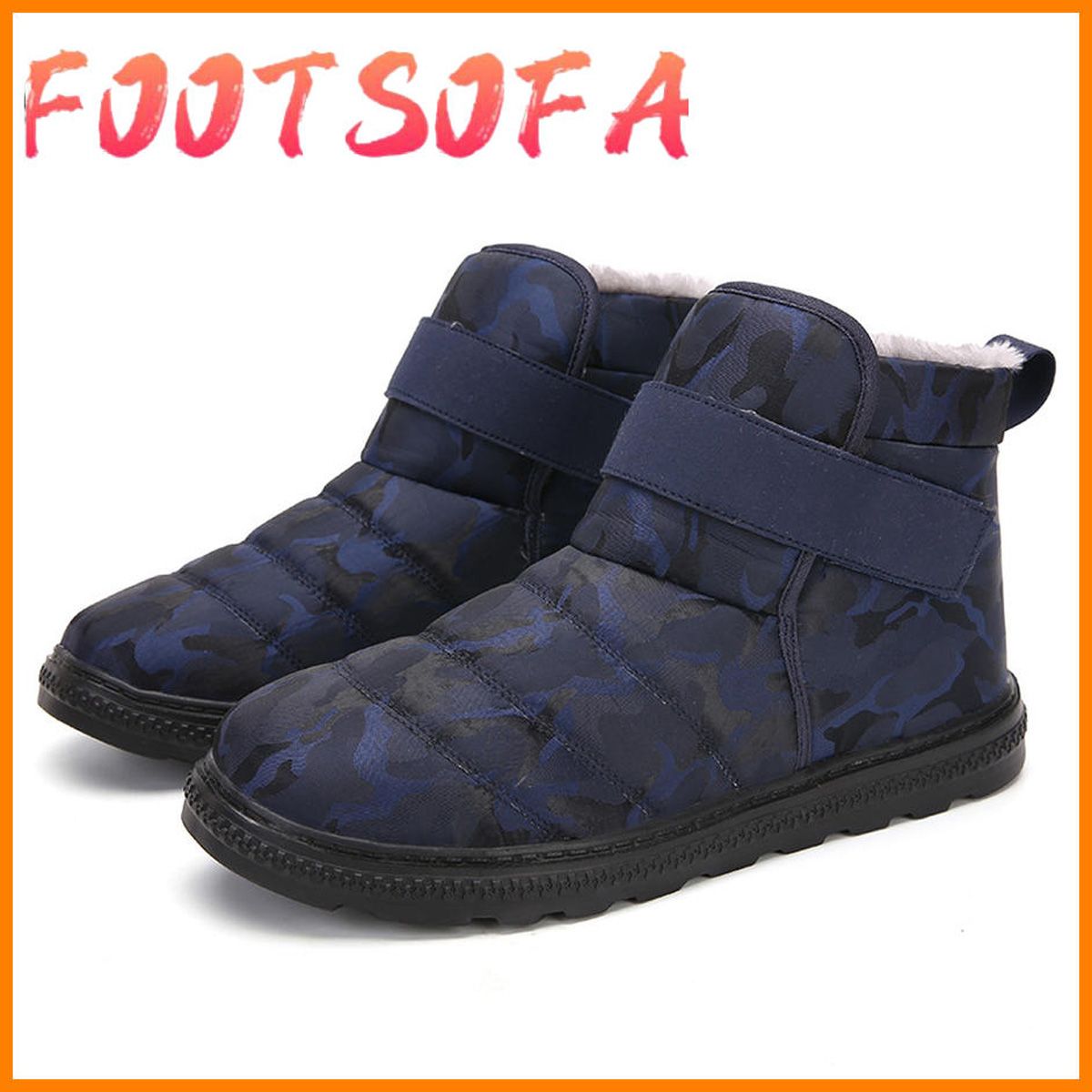 Men Boots Fashion Slip On Winter Warm Shoes Men Ankle Boots Plus Size Winter Boots men Winter Shoesgh6