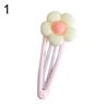 Fashion Women Girls Glitter Flower Shape Barrette Hairpin Hair Clip Headwear
