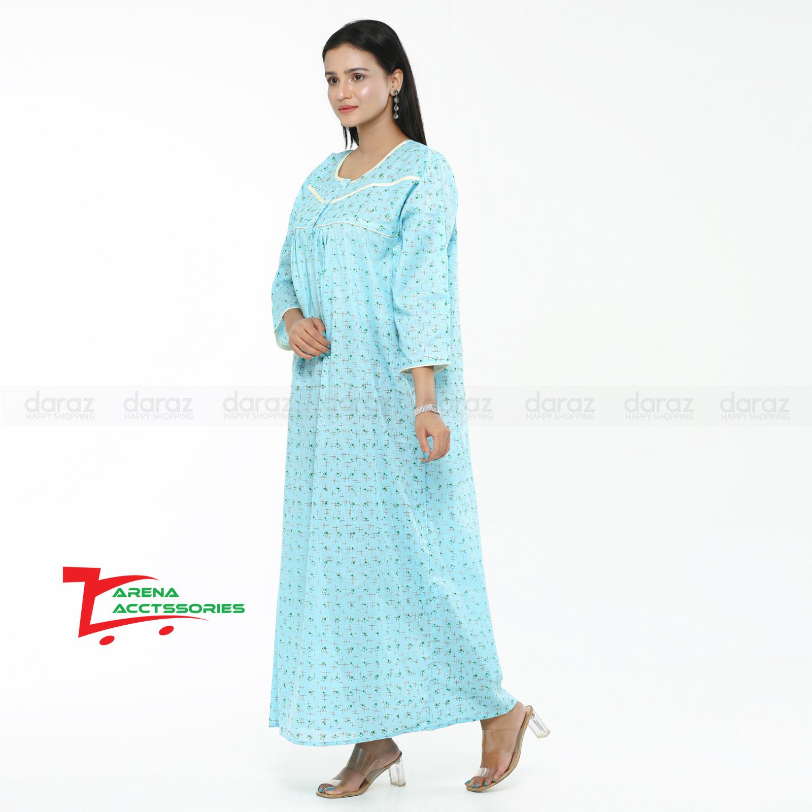 Long Sleeve Cotton Maxi