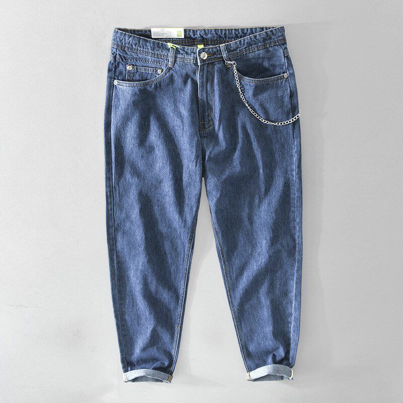 Summer New Men Denim Pants Cotton made Pencil Trousers Casual Jeans GA-Z365