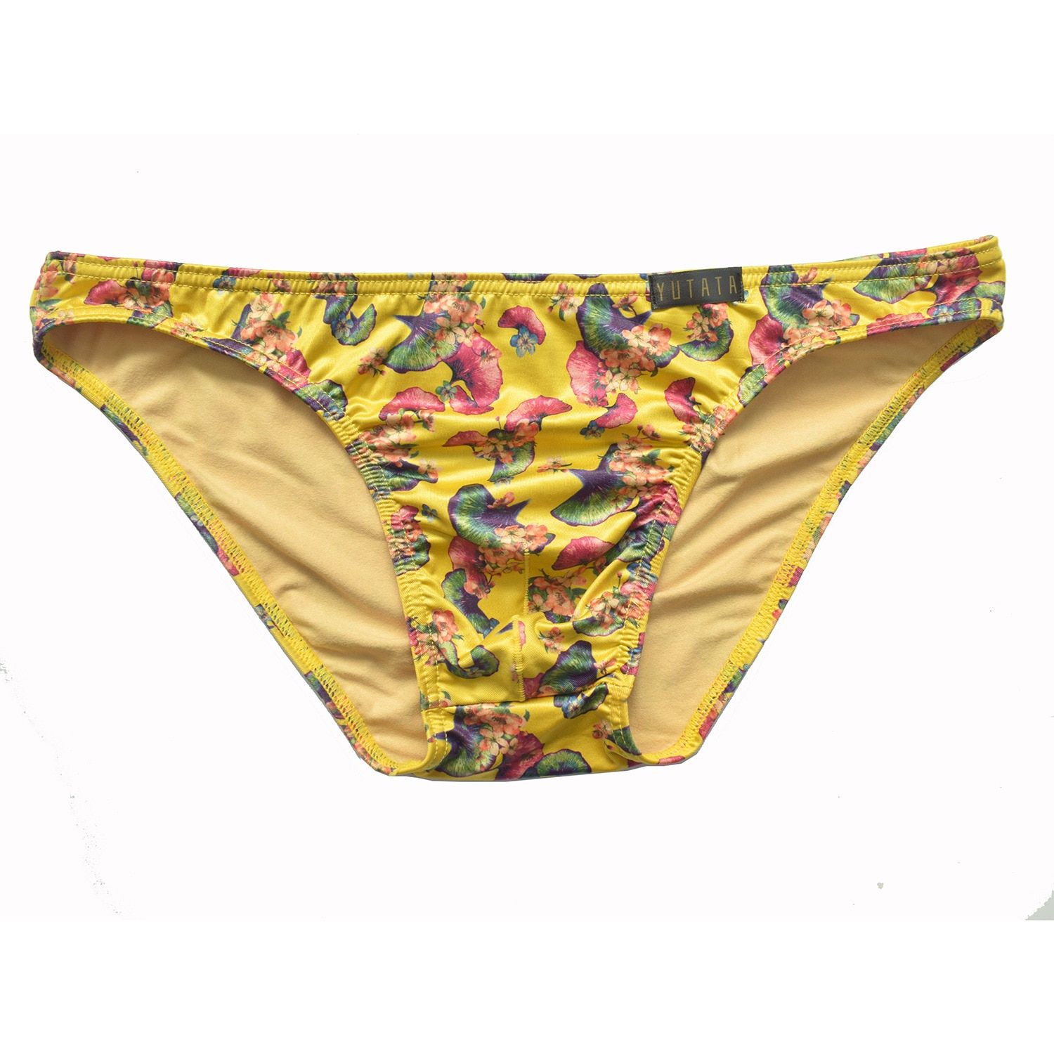 HOWE RAY Men Print Funny Mens print Briefs Low Waist Male Panties Breathable Slip Mini Underpants