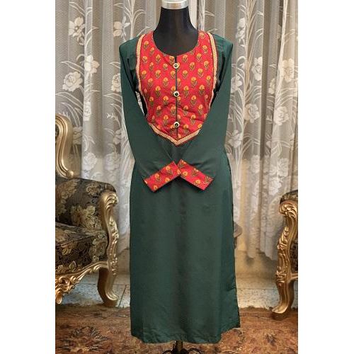 Multi-Color Crepe Kurti for Women