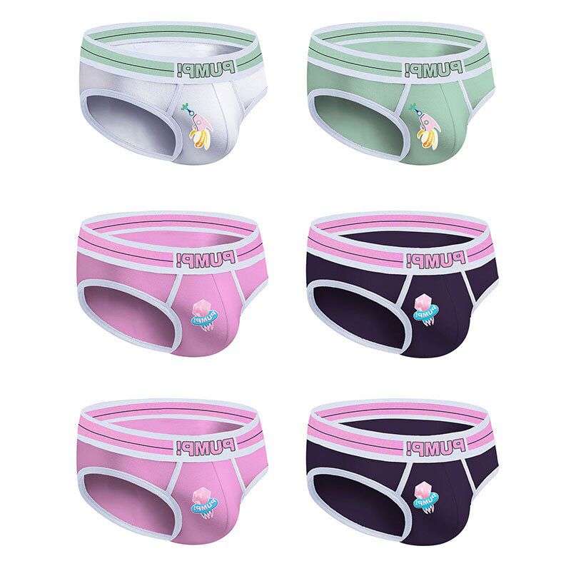 6Pcs Quality Sexy Men Jockstrap Breathable Cotton Gay Man's  Men Briefs Men's Cuecas Slip