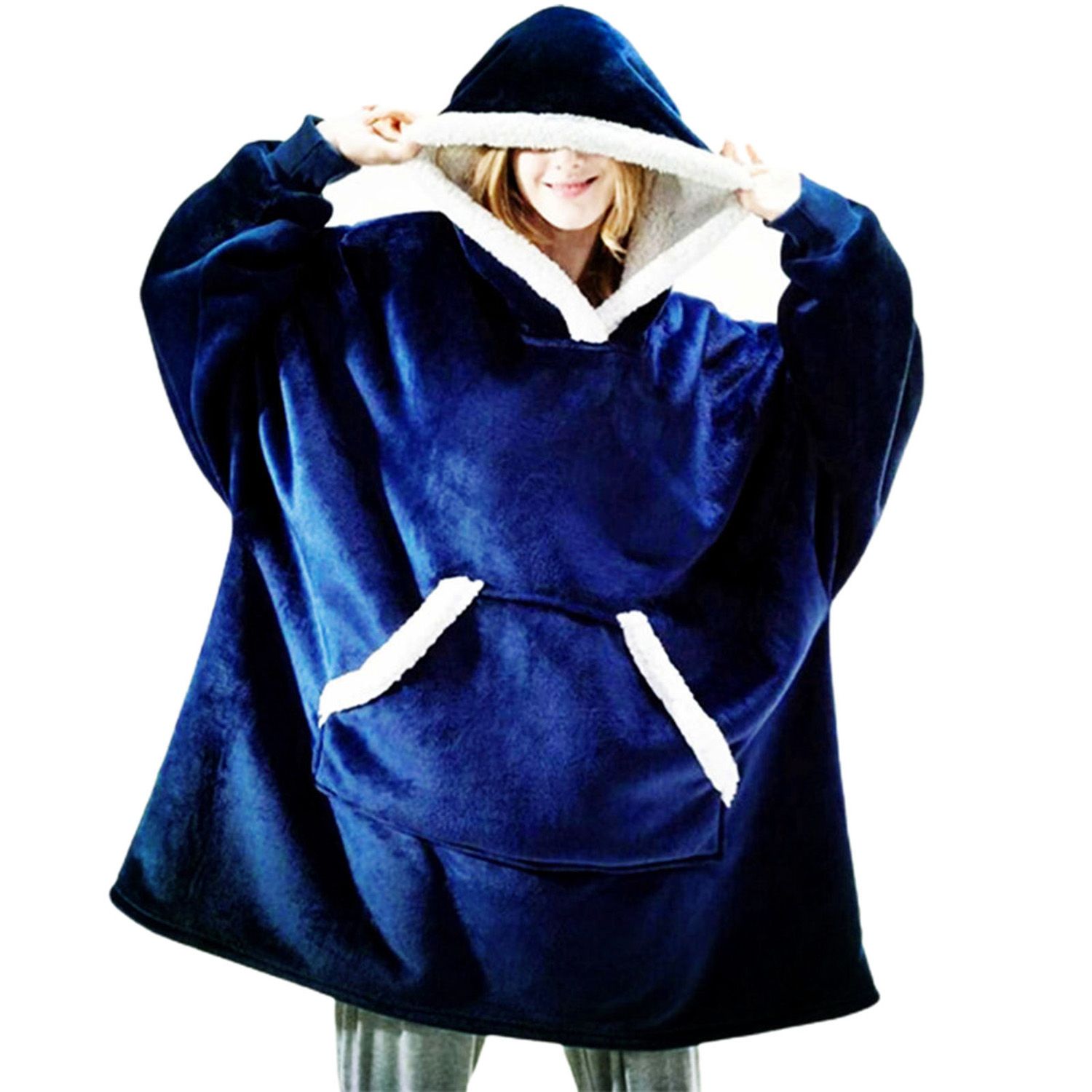 Nightdress Stylish Pullover TV Blanket Outdoor Cold Clothing