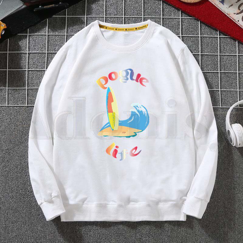 gue Life Outer Banks TV Ulzzang Men Hoodies Sweatshirt Print Trend Mens Clothes -Hop Male Crewneck Hoodies Men