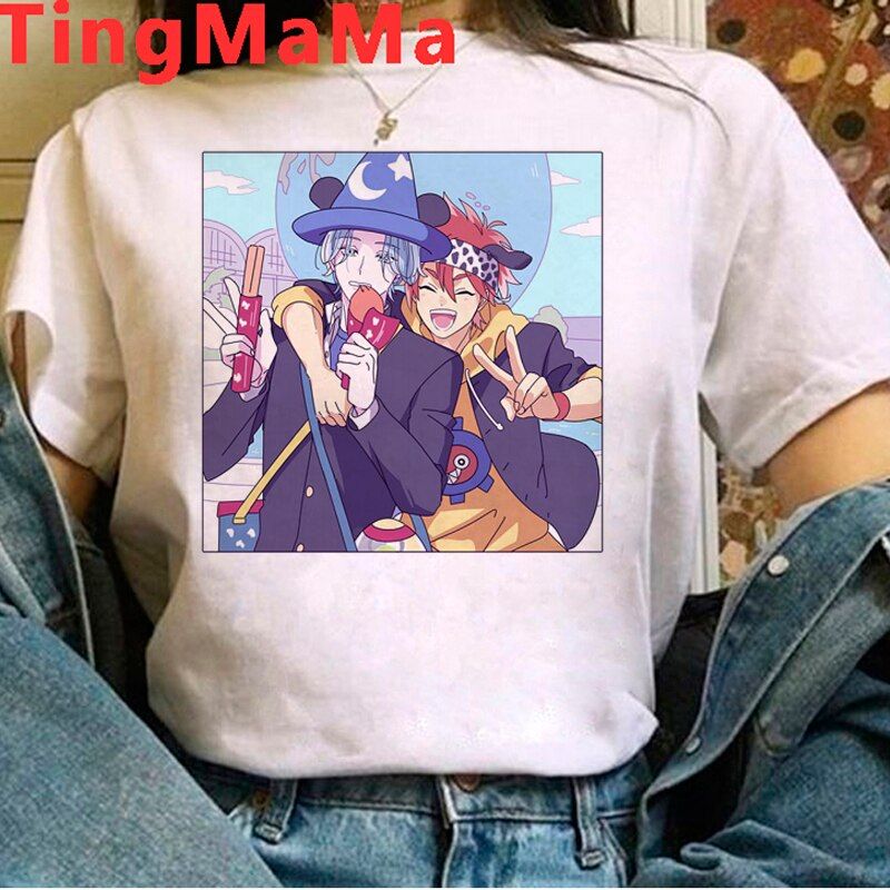 Jnese Anime SK8 TInfinity T Shirt Men Kawaii Cartoon Skateboard Boys Graphic Tees Harajuku UniTops T-shirt Male