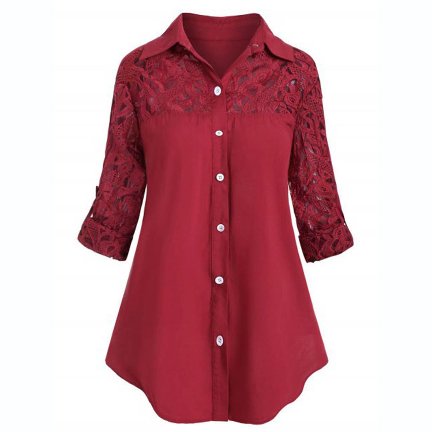 Spring Shirt Single-ed Elegant Charming Spring Shirt
