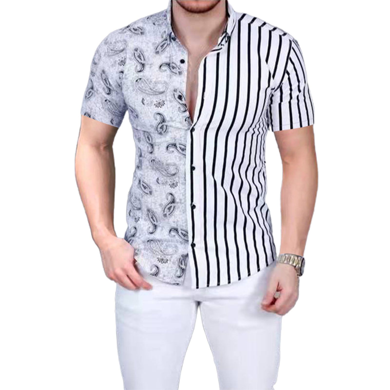 Male Shirt Cardigan Leisure Summer Shirt