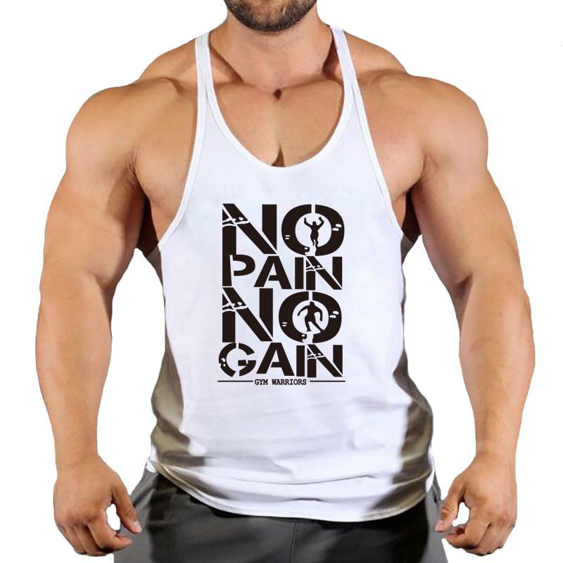 Beast Bodybuilding Stringer TaTops Men Gyms Stringer Shirt Fitness TaTop Men Gyms Clothing Cotton Vest