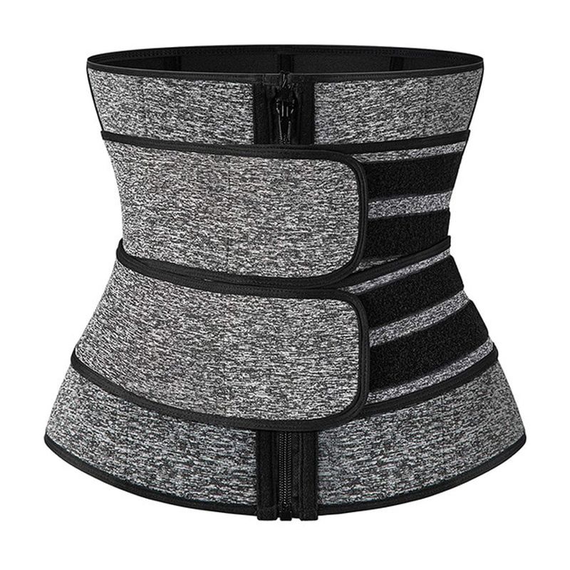 CXZD   Women Waist Trainer Fitness Sauna Sweat Neoprene Slimming Belt Girdle Shapewear Modeling S Zipper Body Shaper
