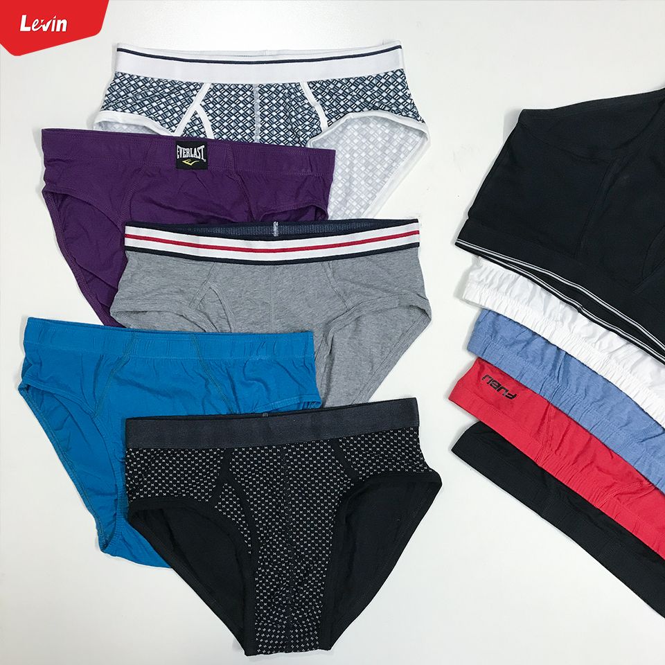 Pack of 3 Mens Assorted Cotton Underwear Briefs