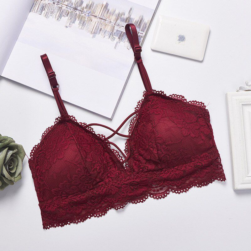 Lace Bralette Floral Lace Bras For Women Push Up Bra  Lingerie Soft Brassiere Underwear Intimates