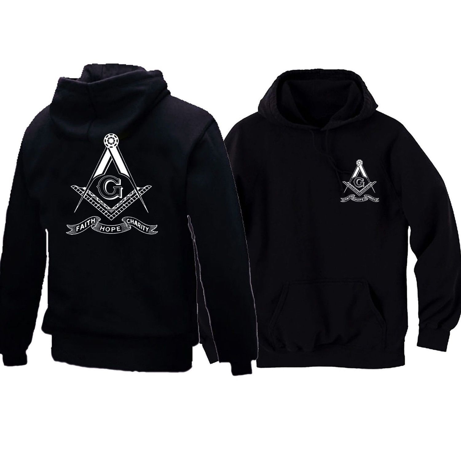 Masonic Freemasons symbols Square man hoodies