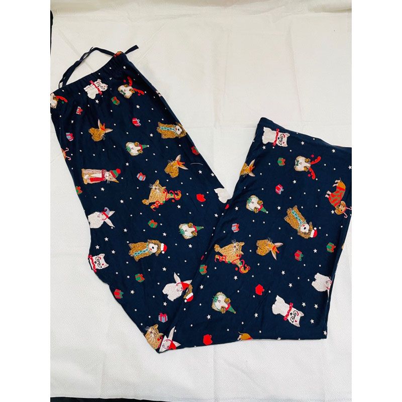 Ladies fashionable Multi_Color Print Trousers/ -(To see same as the picture)