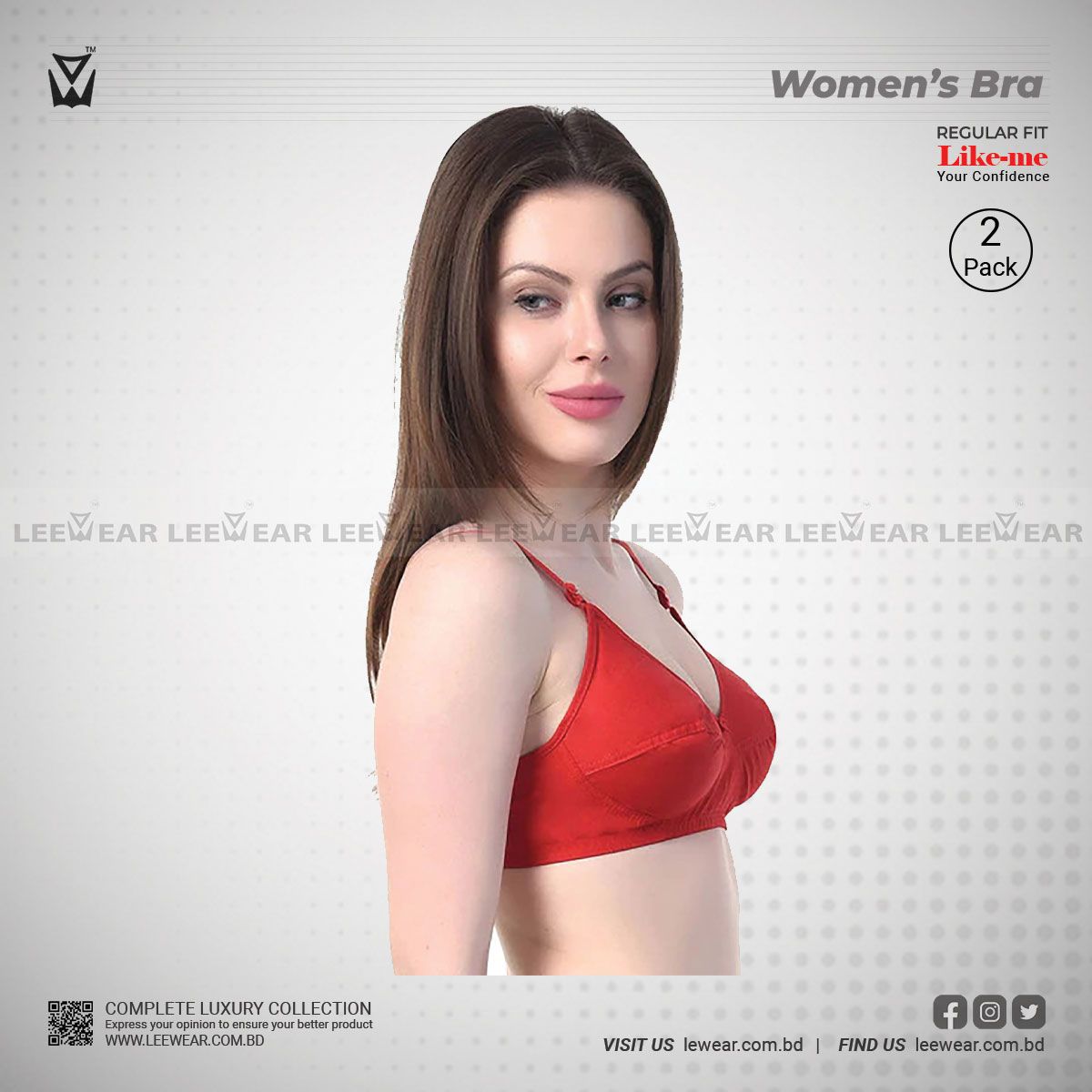 2 Pieces LeeWear Indian Like-Me 02 Bra 04_02_04BR21128_Qty02