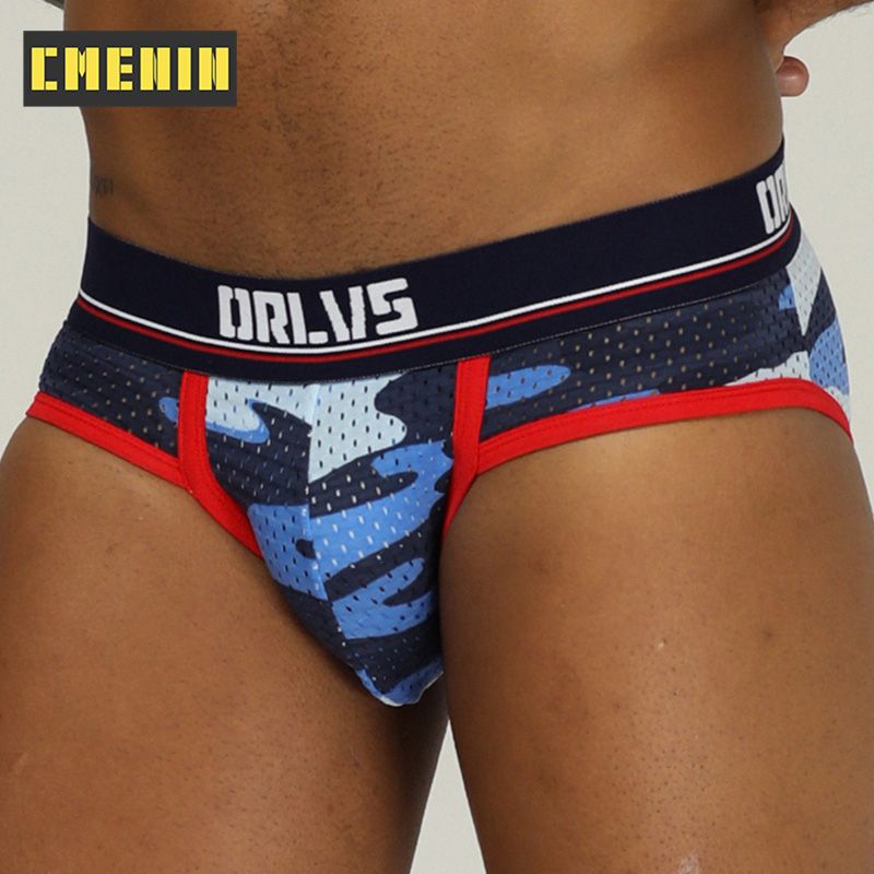 CMENIN Soft ORLVS (1 Pieces)  Underwear Men Jockstrap Briefs Mesh Men Underwear Male Jock Strap Breathable Underpants OR187