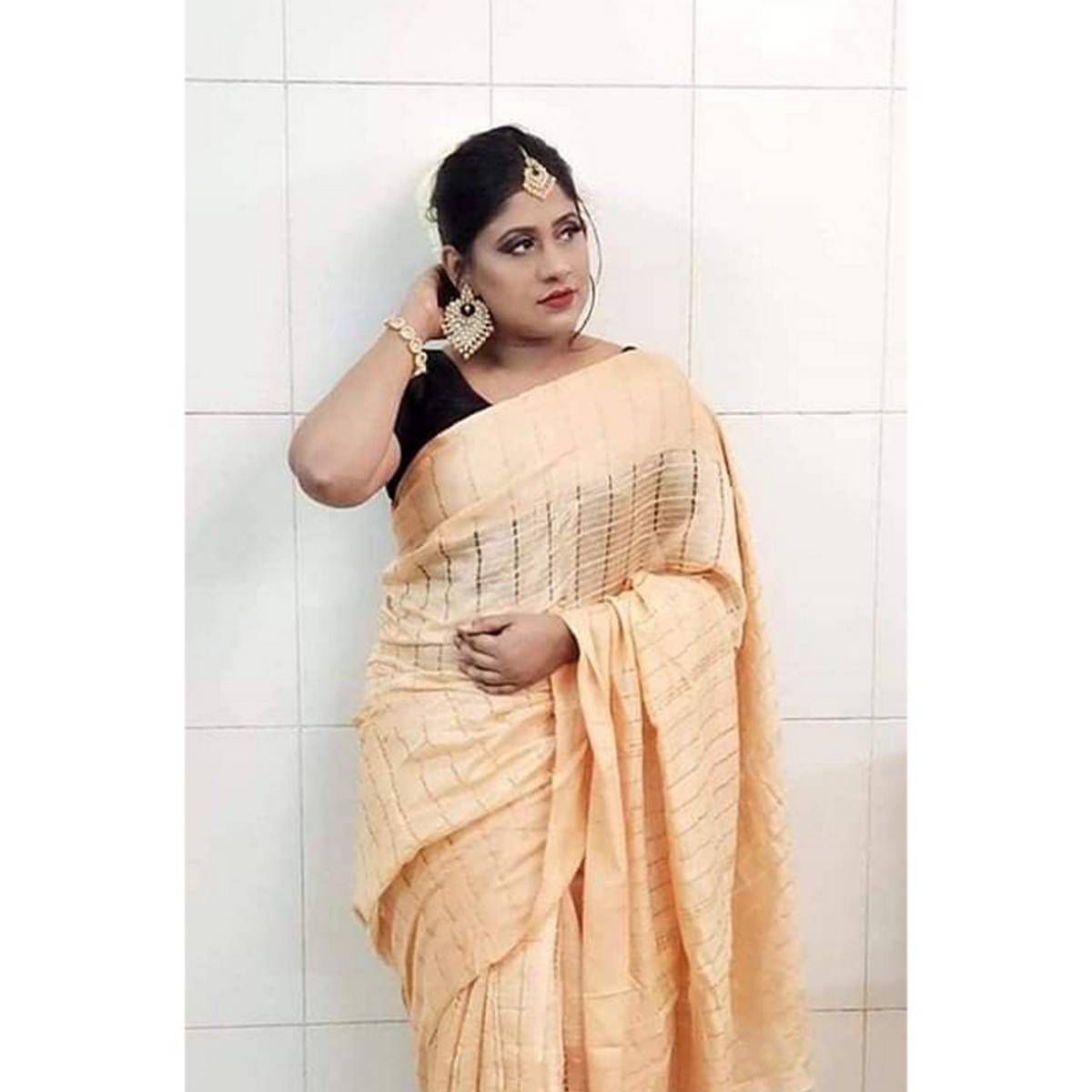 Half Silk Joom Sharee Without Blouse Piece For Women's By Sells Bazar BD