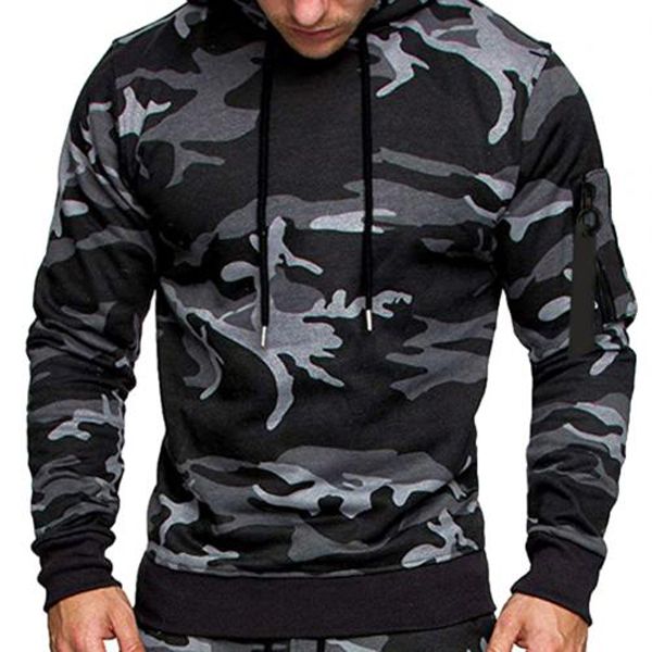 Mens Hoodies Sweatshirt Drawstring Hoodies Long Sleeve Hooded Pullover Autumn Winter Hoodie Plus Size 2XL Man coat winter