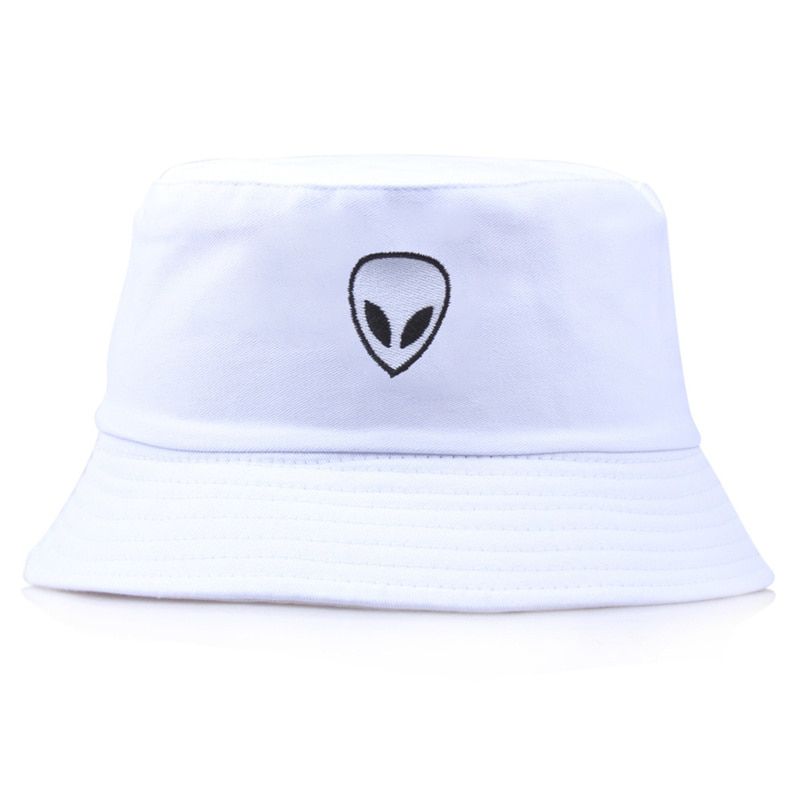Extraterrestrial ET Embroidery Simple Style Fisherman's Hat Street Side Seaside Tourism Cap Funny Driver's Cap F05