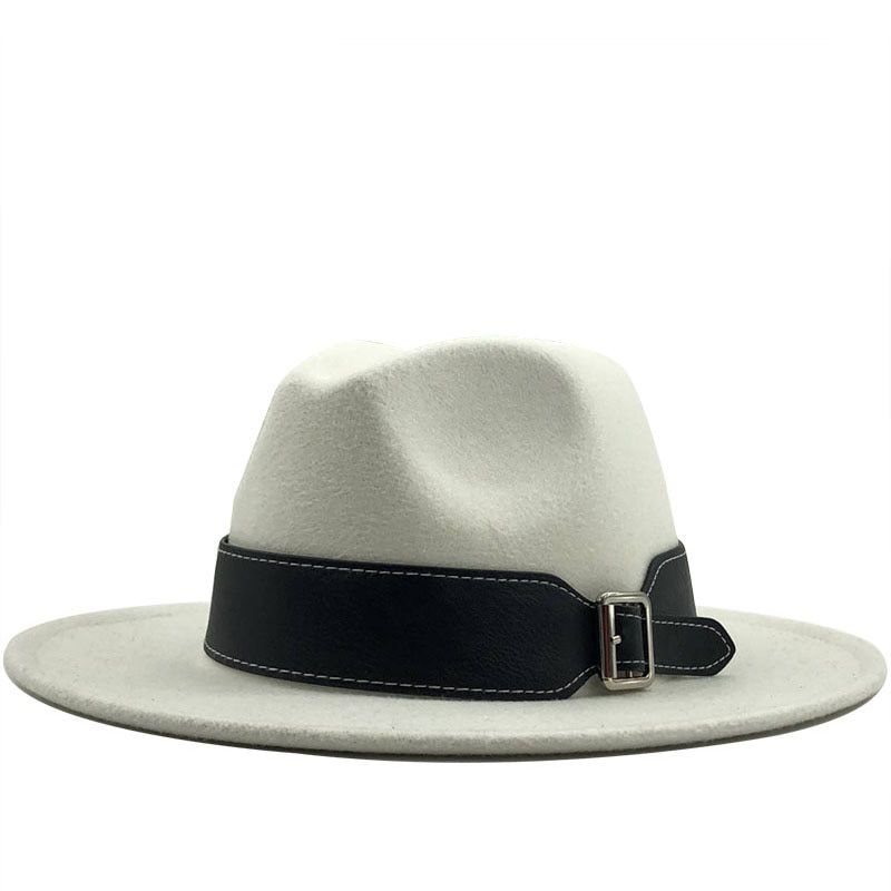 2020 Autumn winter wool men's fedoras women's felt hat Ladies sombrero jazz Male bowler hat outdoor vintage top hats large size
