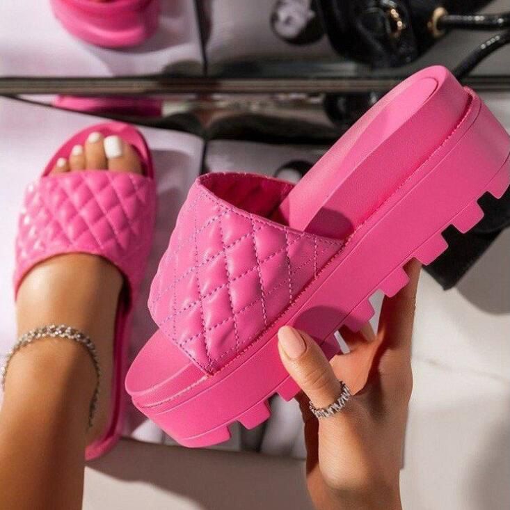 Spring/Summer women Luxury Shoes Casual Slides Outdoor Female Flip Flops Summer PU leather Women's Sandal /Slipper