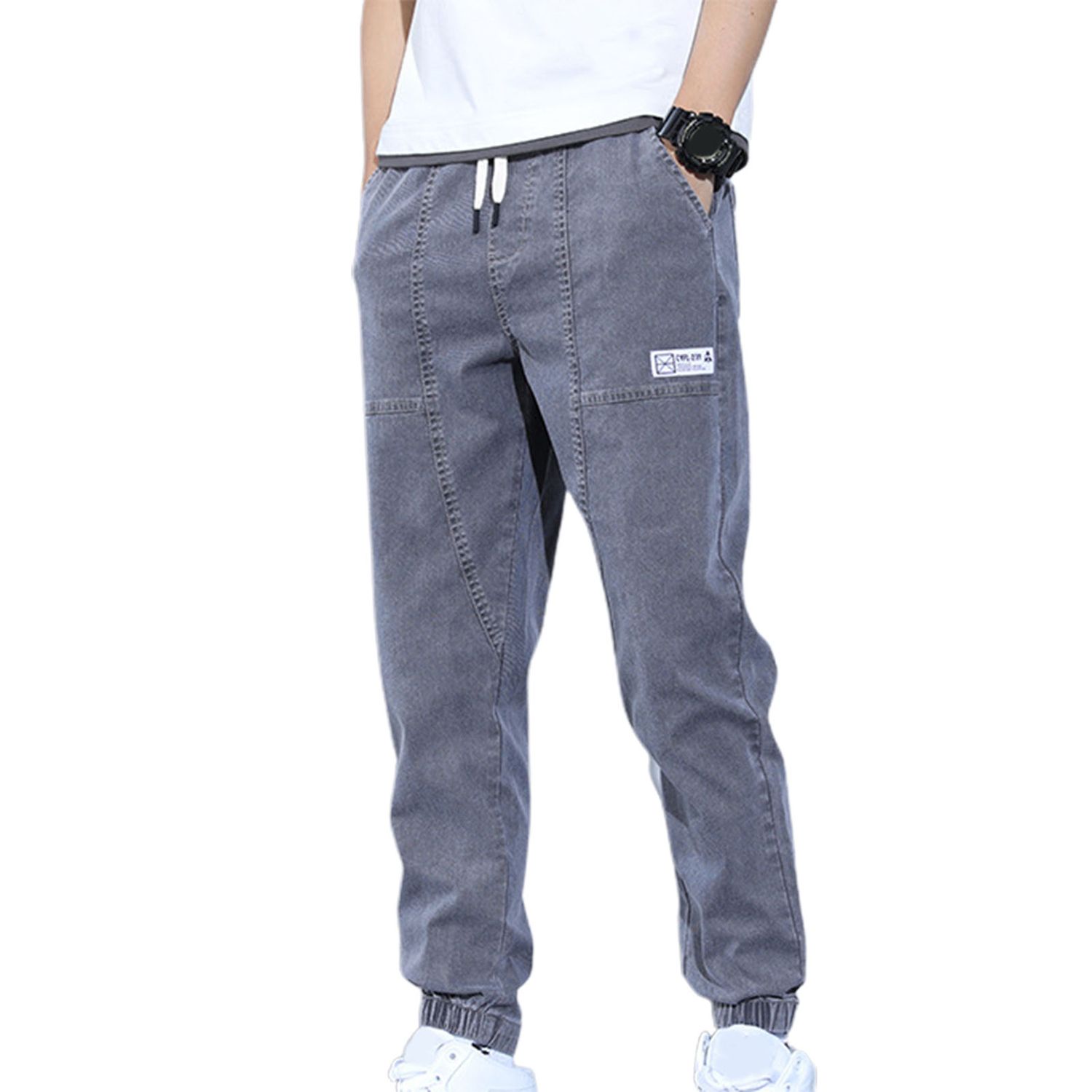 Men Jeans All Match Ankle Length Men Pants