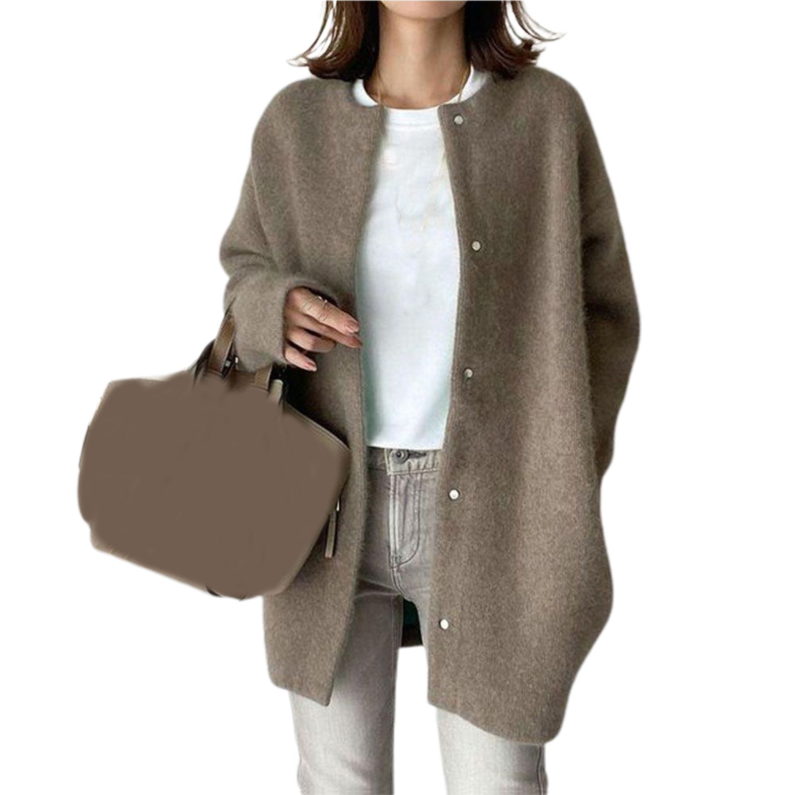 Women Sweater Solid Color Japan Korean Style Pure Color t