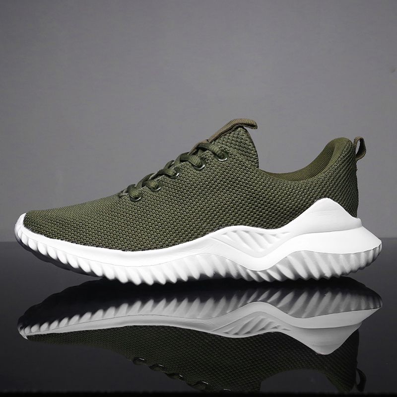 Fashion Men Sneakers Mesh Casual Shoes Lac-up Mens Shoes Lightweight Vulcanize Shoes Walking Sneakers