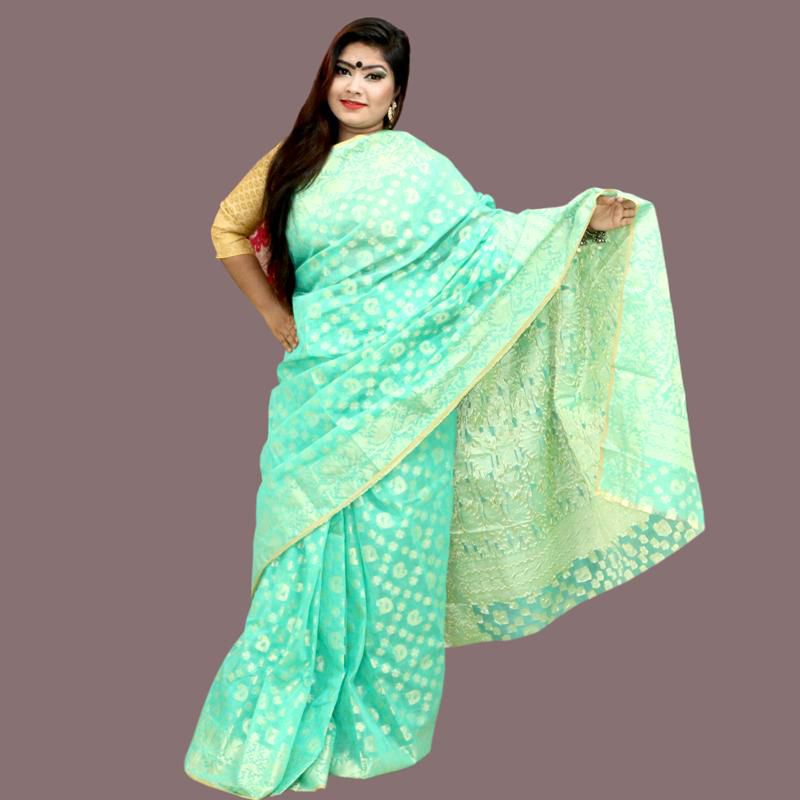 Half Silk Sharee For Women By  PRODUCT SOMAHAR