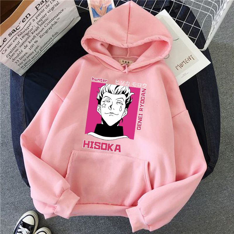 Japanese Anime Hoodies Hunter X Hunter Men Women Pullovers Hoodies Sweatshirts Killua Zoldyck Hisoka 90s Hoody Tops Mens Hoodie