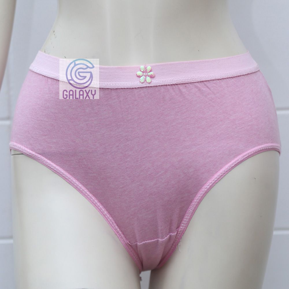 Simple Cotton Panty For Women (Random Color)