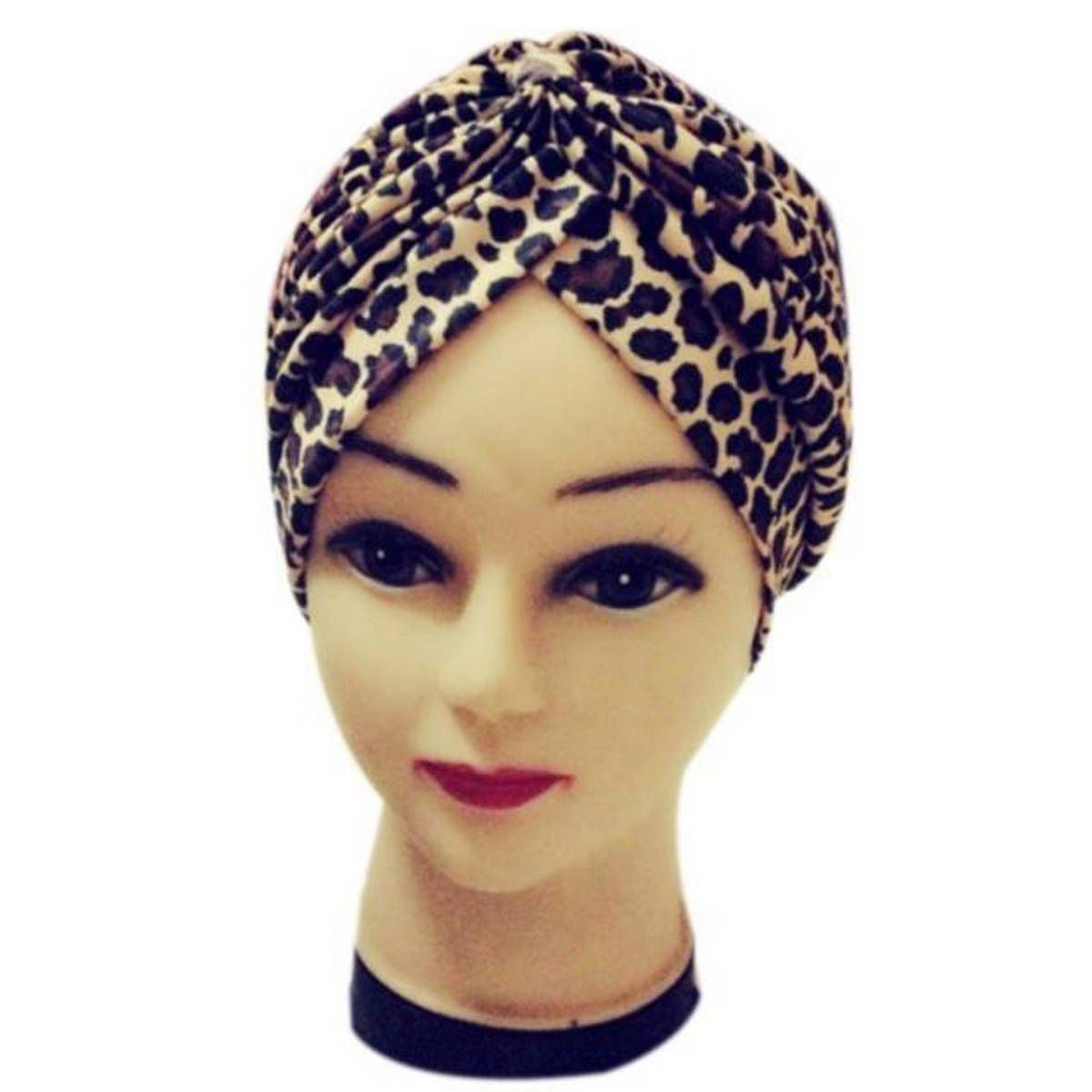 Pleated Stretch Polister Cap Turban Head Cover Anti-Glare Cap GD-Intl